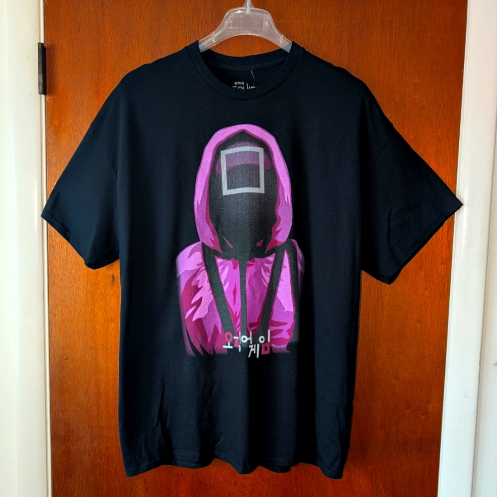 Squid Games Masked Guard Graphic T-shirt Mens Size XXL New With Tags!